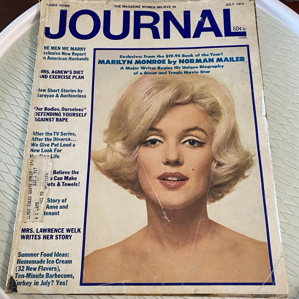 Ladies Home Journal Magazine July 1973 Marilyn Monroe by Norman Mailer Vintage